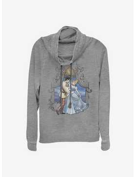 Disney Cinderella So This Is Love Cowl Neck Long-Sleeve Womens Top, , hi-res