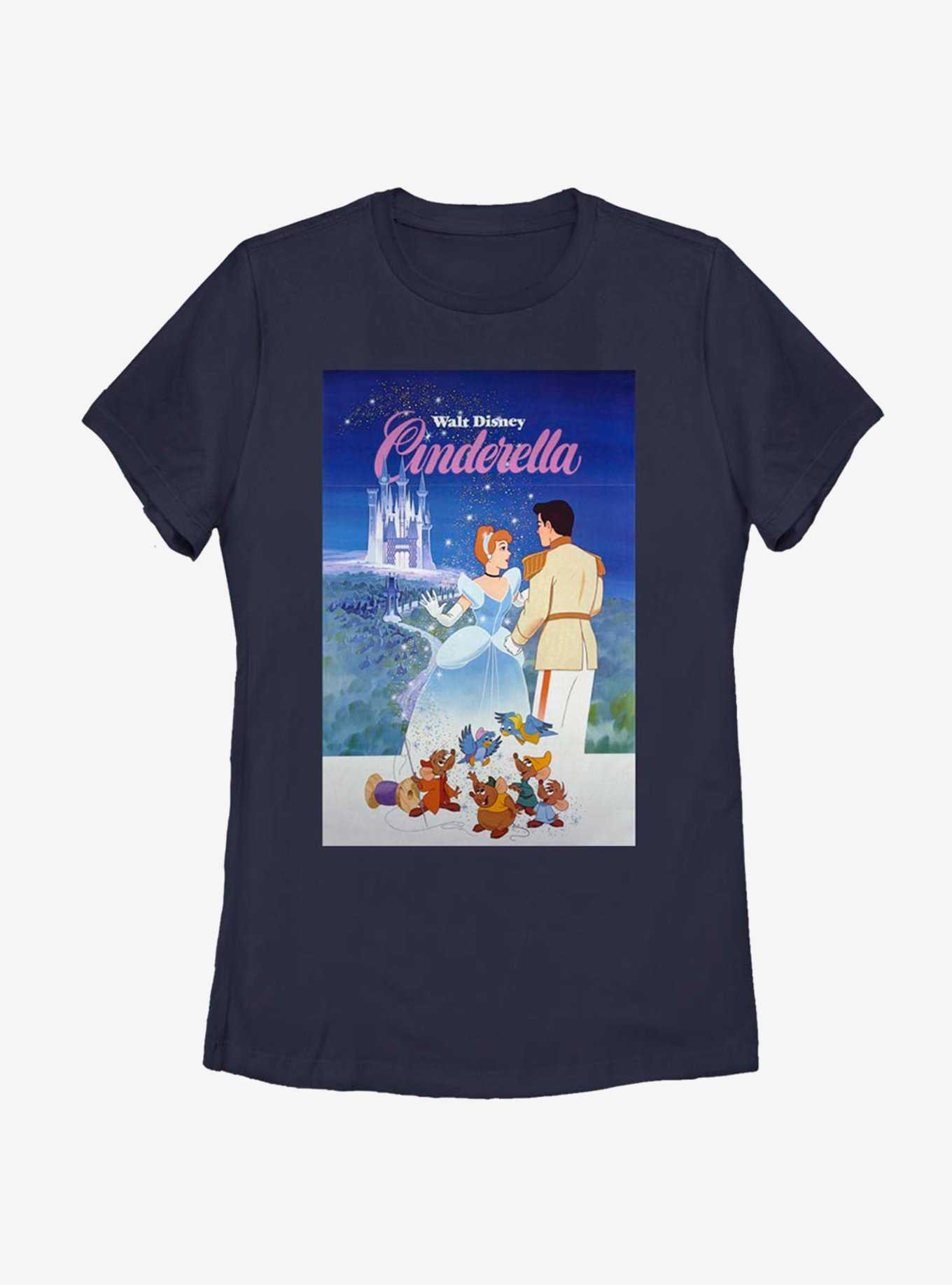 Disney Cinderella Classic Poster Womens T-Shirt, , hi-res