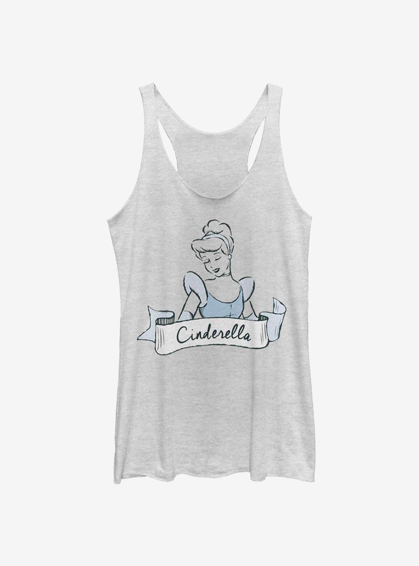 Disney Cinderella Vintage Banner Womens Tank Top, , hi-res