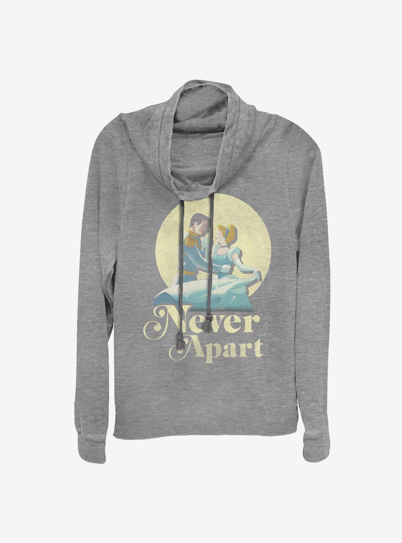 Disney Cinderella Never Apart Cowl Neck Long-Sleeve Womens Top, , hi-res