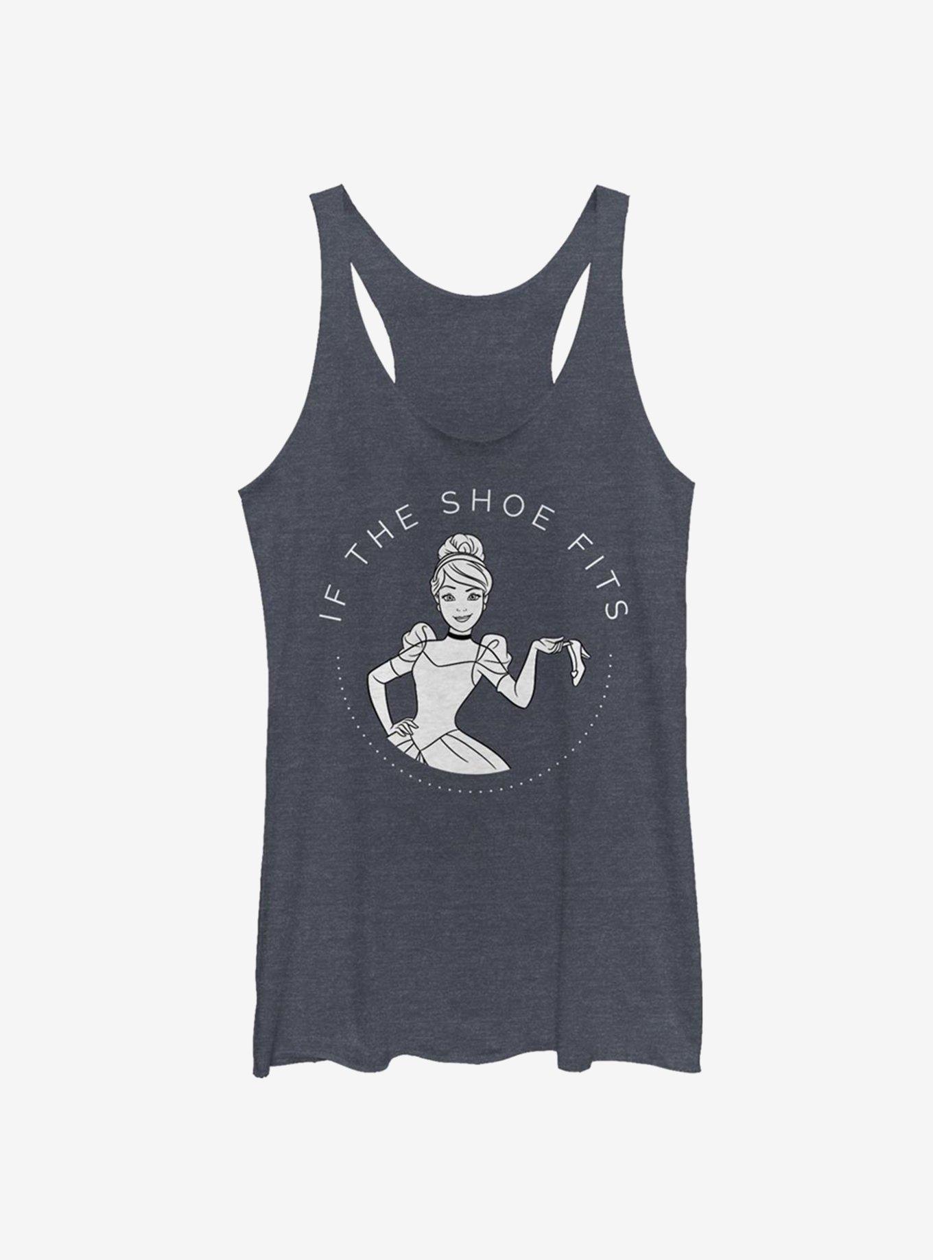 Disney Cinderella If The Shoe Fits Womens Tank Top, , hi-res