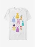 Disney Princesses Sketchbook Outfits T-Shirt, WHITE, hi-res
