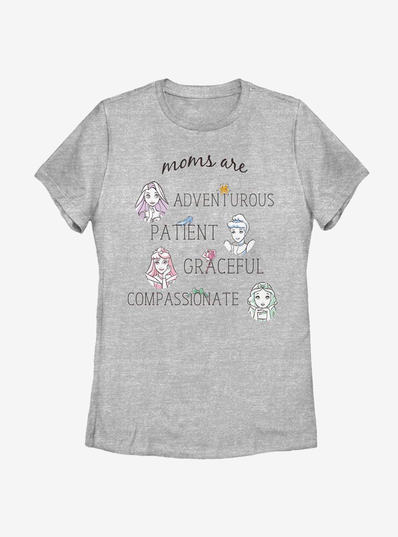 Disney Princesses Moms Are Womens T-Shirt, ATH HTR, hi-res