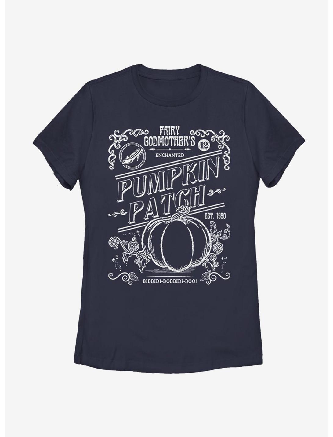 Disney Cinderella Fairy Godmother's Pumpkin Patch Womens T-Shirt, NAVY, hi-res