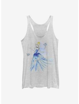 Disney Cinderella Watercolor Womens Tank Top, , hi-res