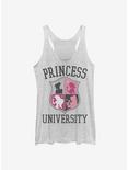 Disney Princesses Princess University Womens Tank Top, WHITE HTR, hi-res