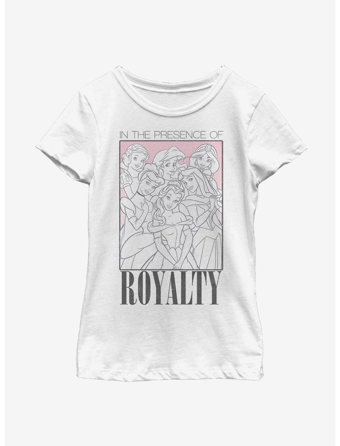 Disney Princesses Presence Of Royalty Youth Girls T-Shirt, WHITE, hi-res