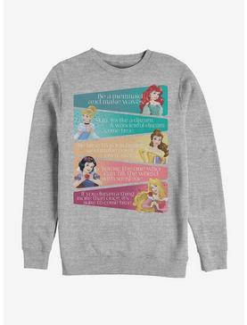 Disney Princesses Mottos And Quotes Sweatshirt, , hi-res