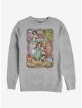 Disney Princesses Storybook Scenery Sweatshirt, ATH HTR, hi-res