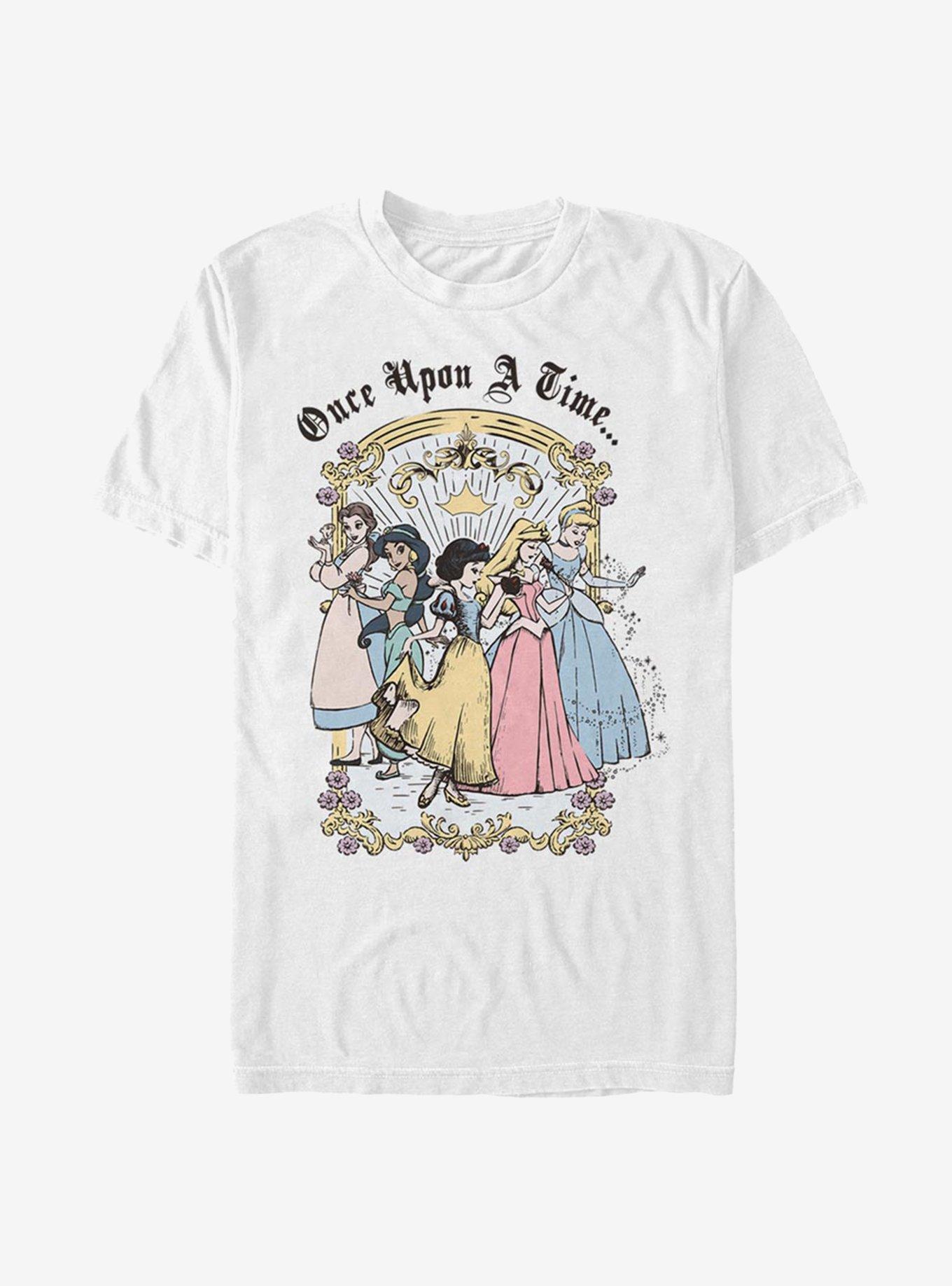 Disney Princesses Vintage Princess Group T-Shirt - WHITE | BoxLunch