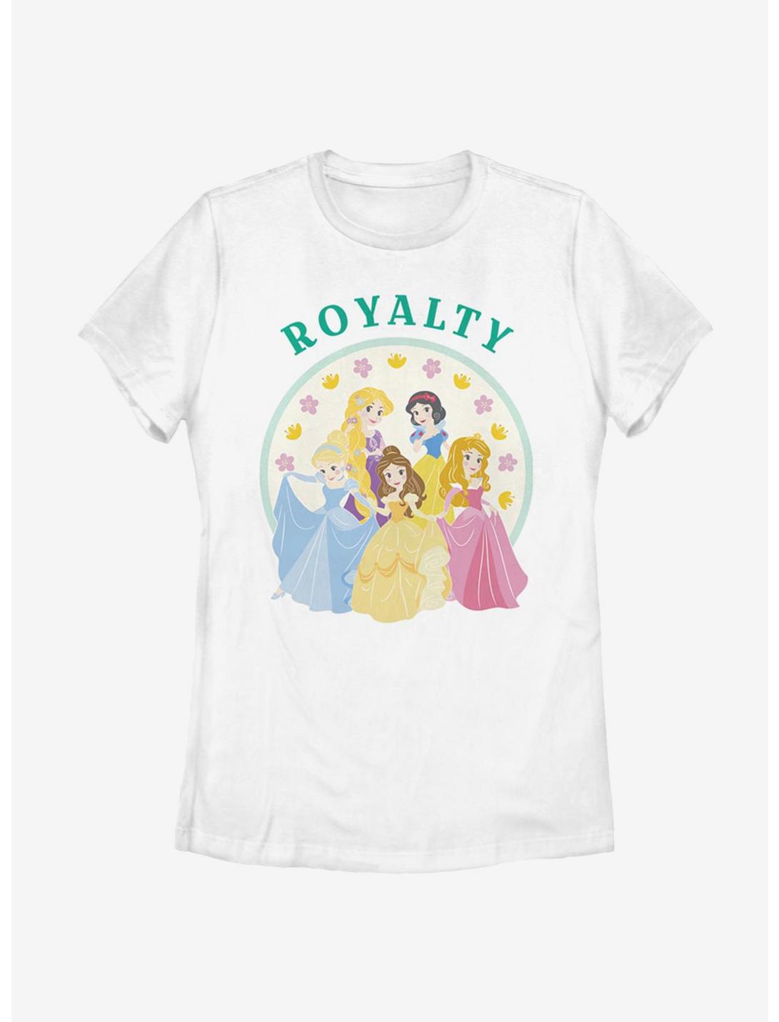 Disney Princesses Chibi Princess Royalty Womens T-Shirt, WHITE, hi-res