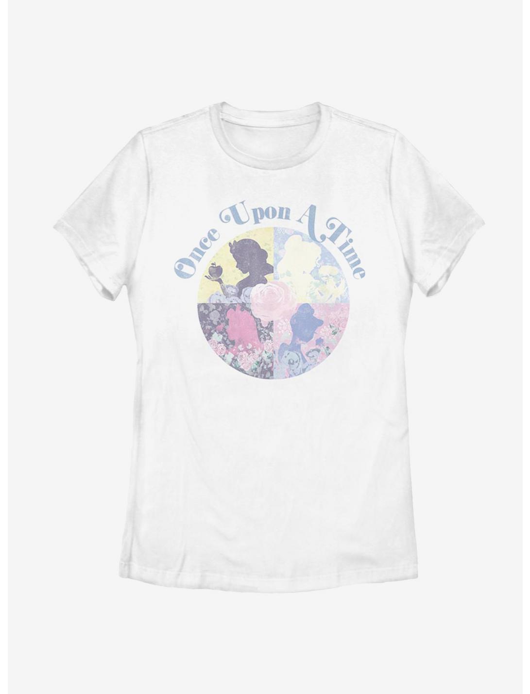 Disney Princesses Once Upon A Time Womens T-Shirt, WHITE, hi-res