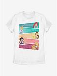 Disney Princesses Mottos And Quotes Womens T-Shirt, WHITE, hi-res