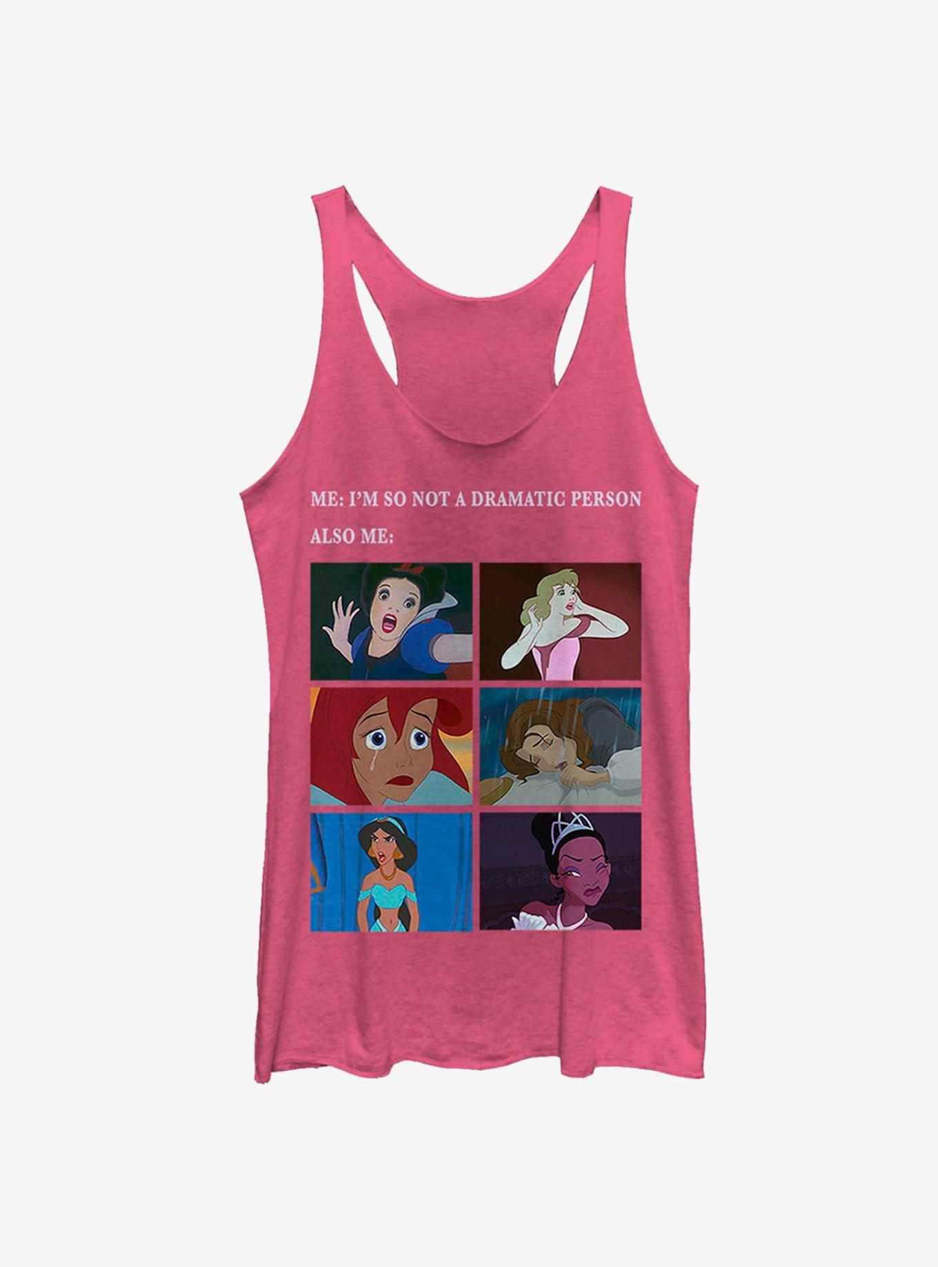 Disney Princesses Princess Drama Meme Womens Tank Top, , hi-res