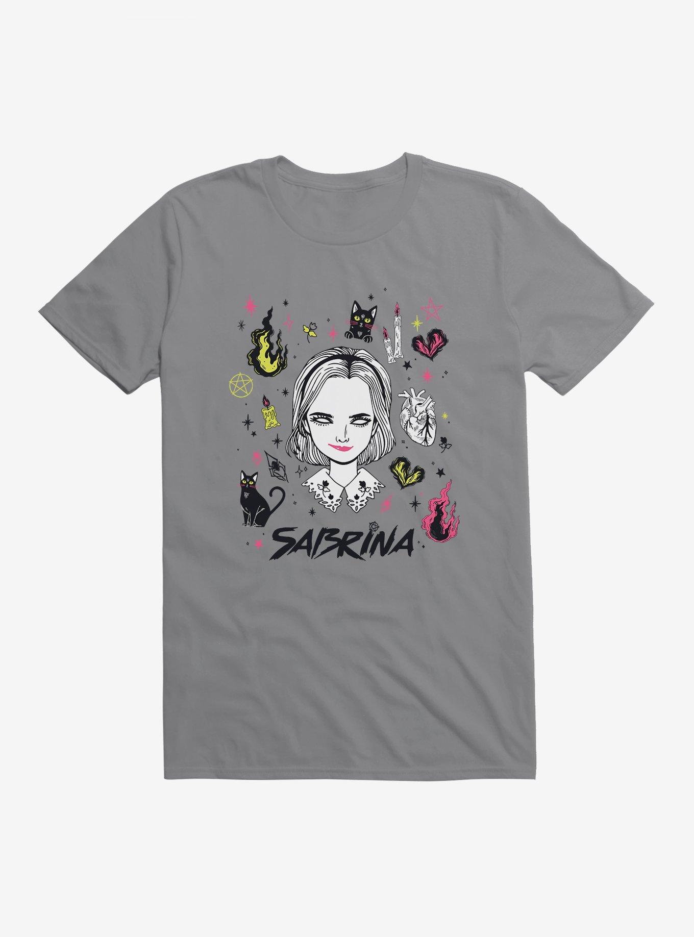 Chilling Adventures Of Sabrina Salem Icon T-Shirt, STORM GREY, hi-res