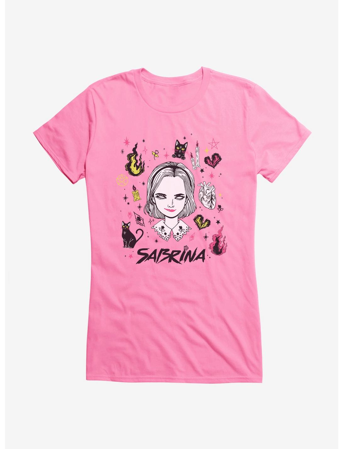 Chilling Adventures Of Sabrina Salem Icon Girls T-Shirt, CHARITY PINK, hi-res