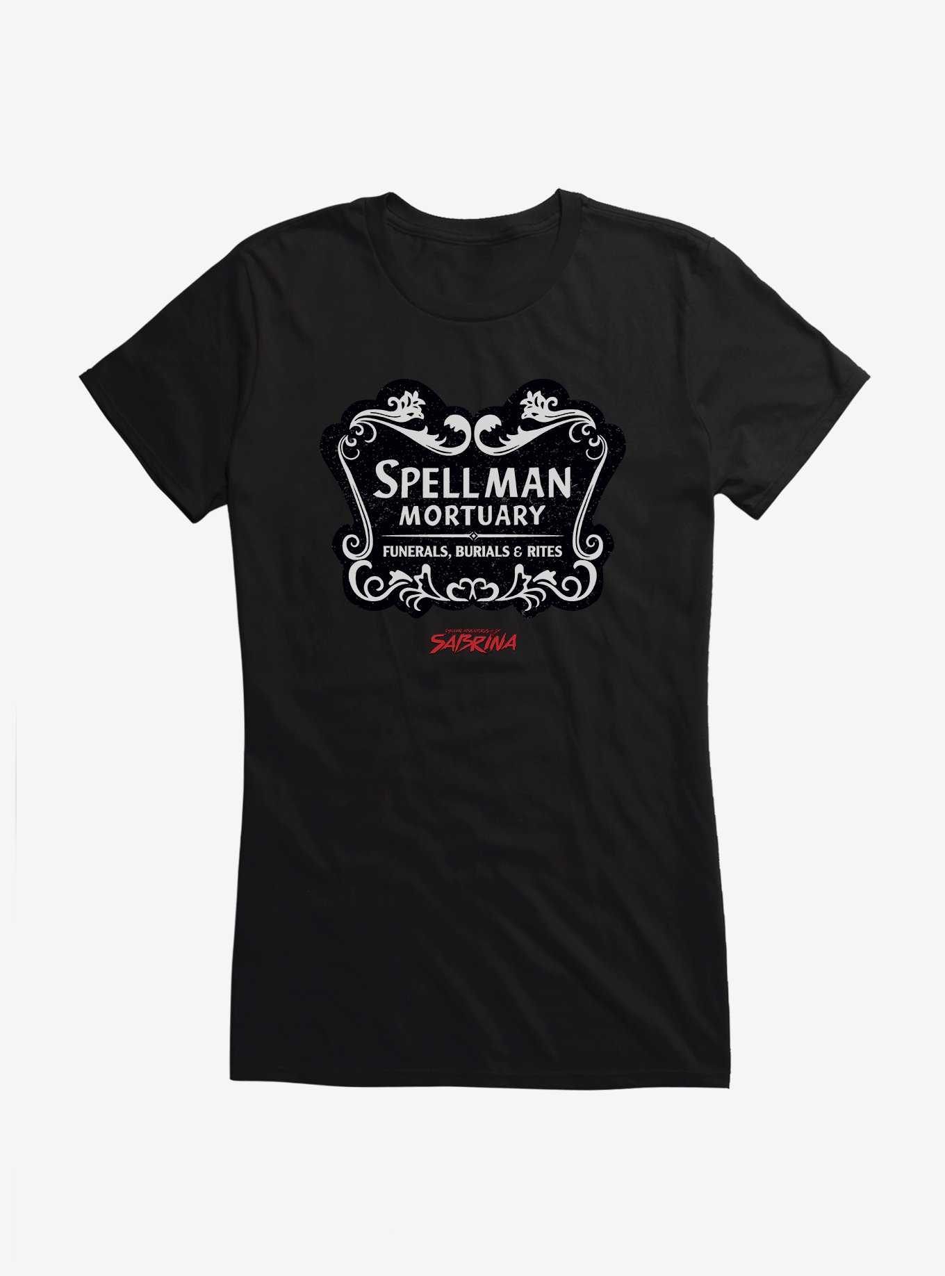 Chilling Adventures Of Sabrina Spellman Mortuary Mono Girls T-Shirt, , hi-res
