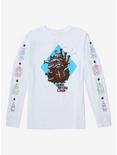 Our Universe Studio Ghibli Howl's Moving Castle Portal Door Long Sleeve T-Shirt - BoxLunch Exclusive, WHITE, hi-res