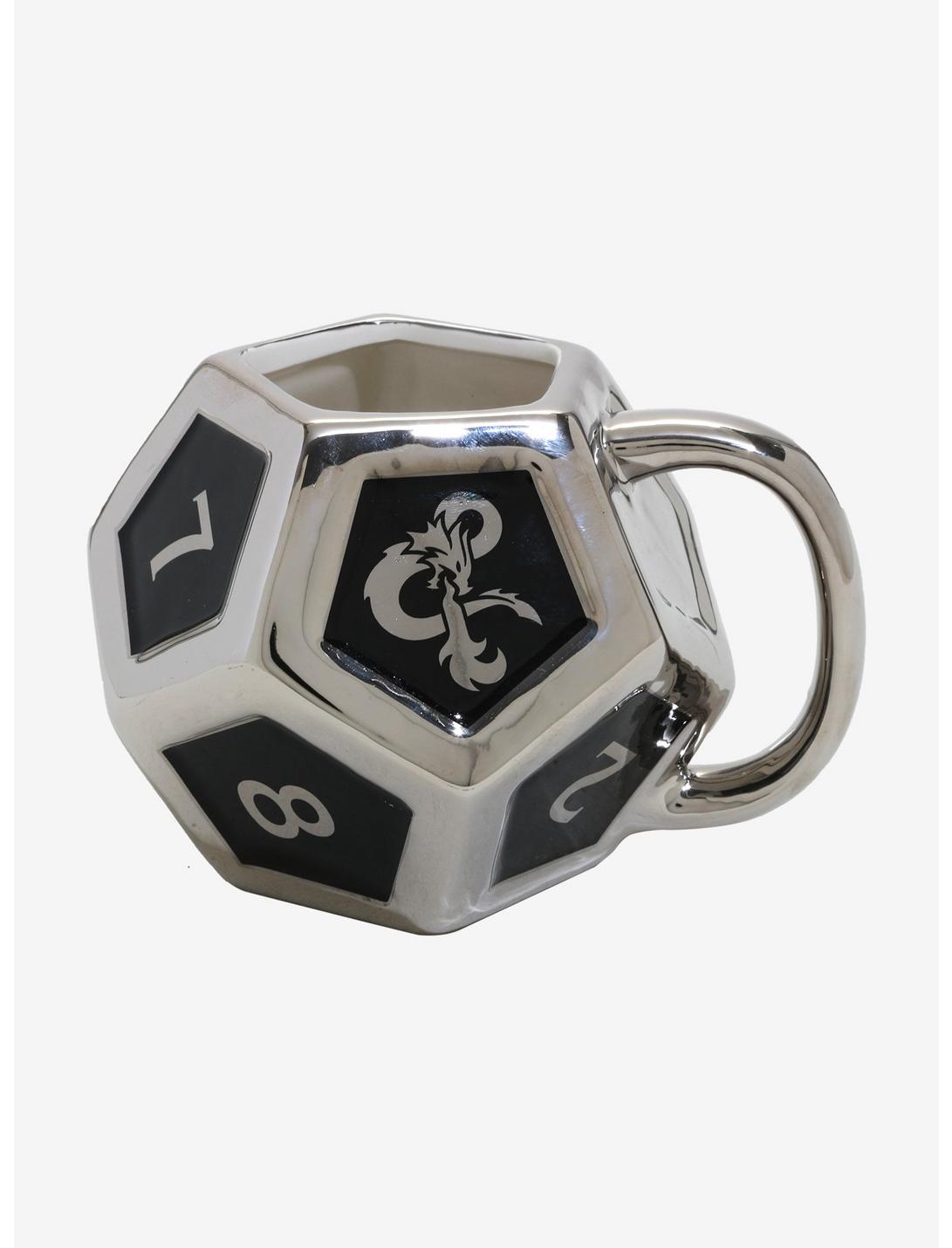 Dungeons & Dragons Silver D12 Figural Mug, , hi-res