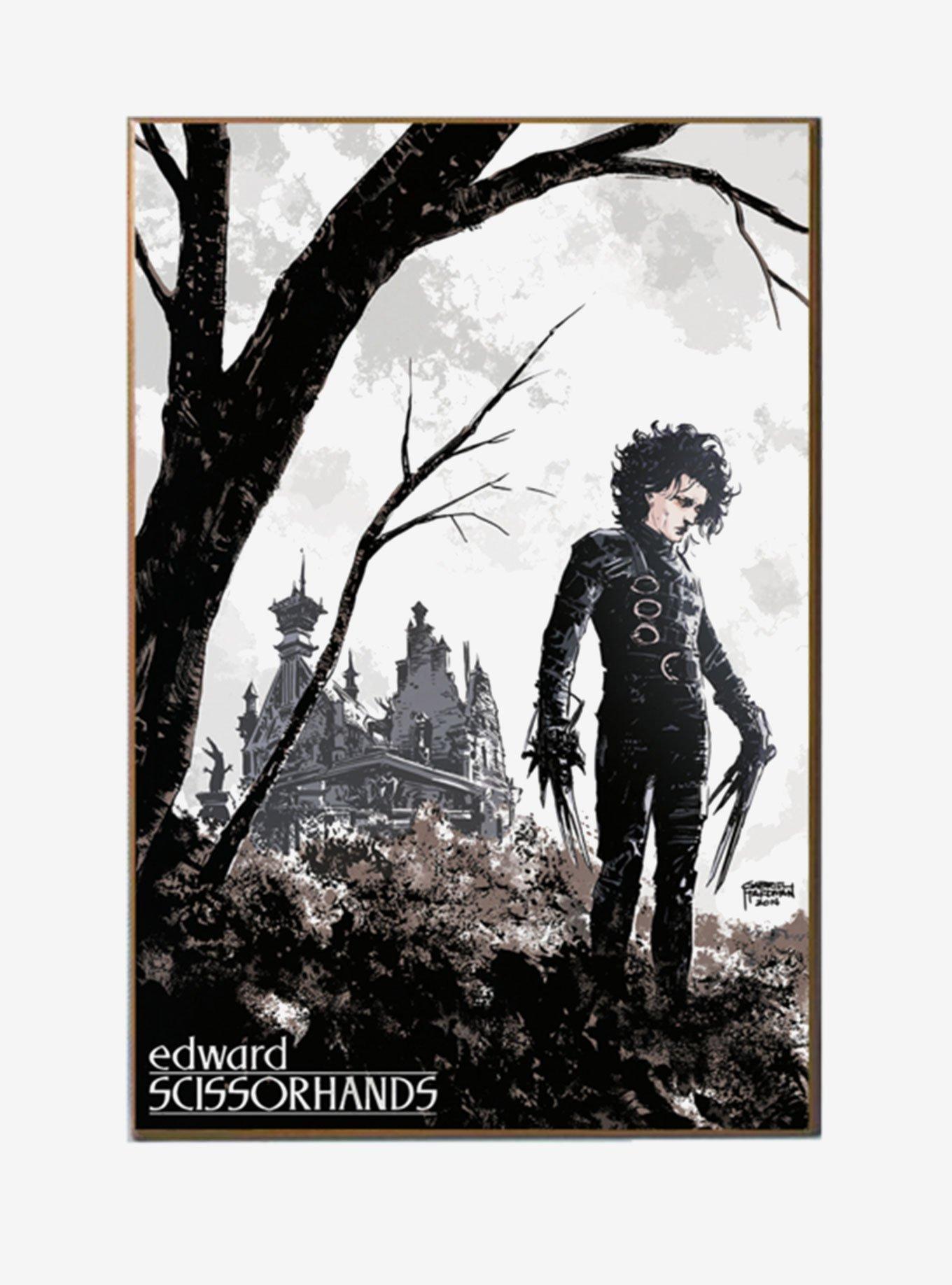 Edwards Scissorhands Castle Wood Wall Art, , hi-res