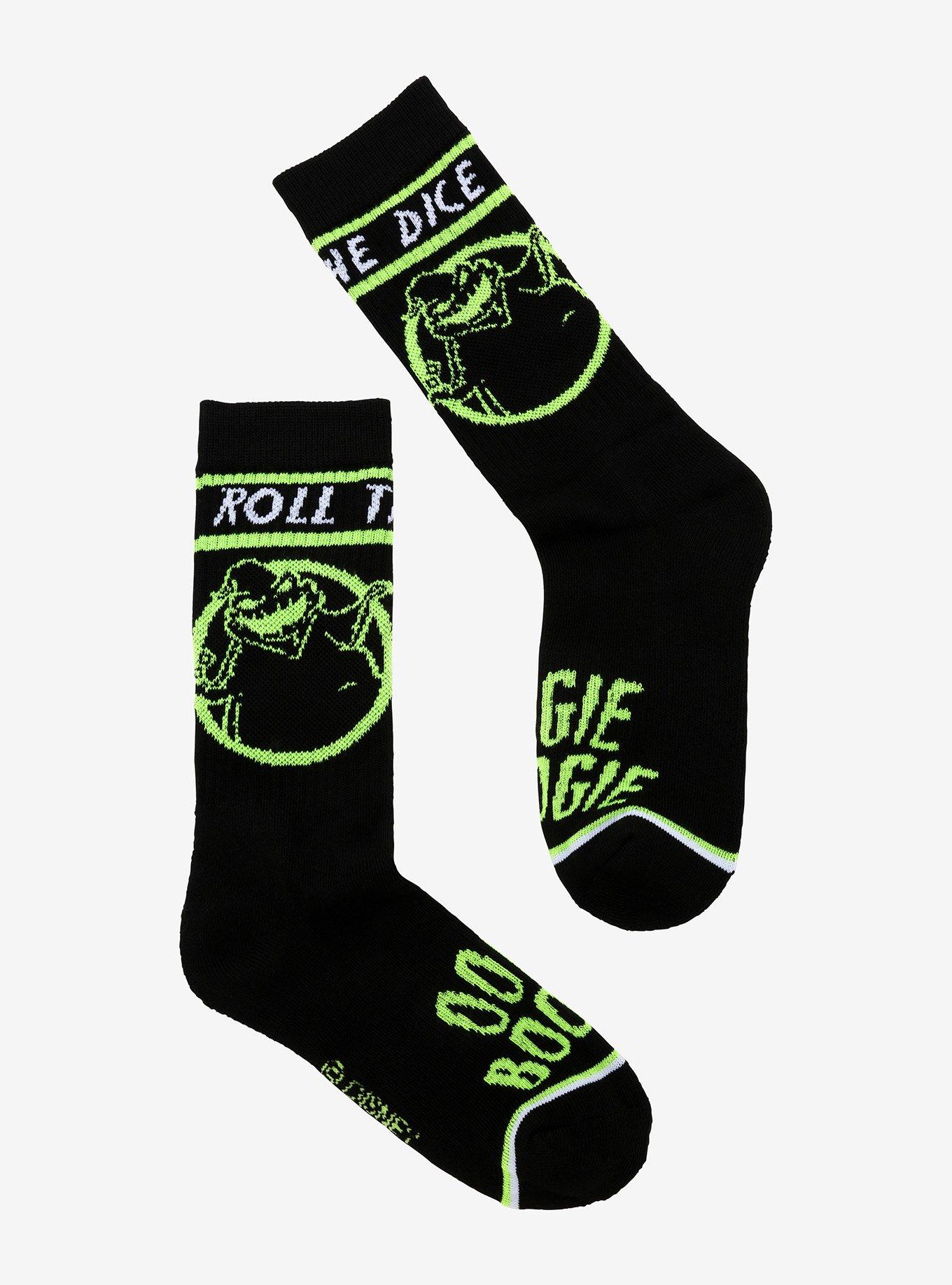The Nightmare Before Christmas Oogie Boogie Dice Crew Socks, , hi-res