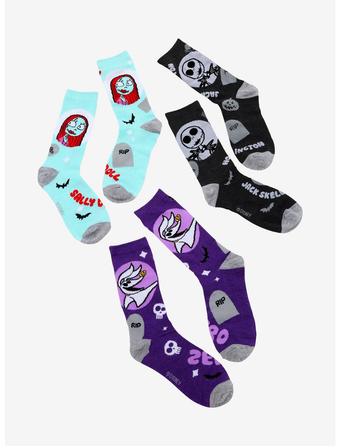The Nightmare Before Christmas Coffin Crew Socks Gift Set, , hi-res