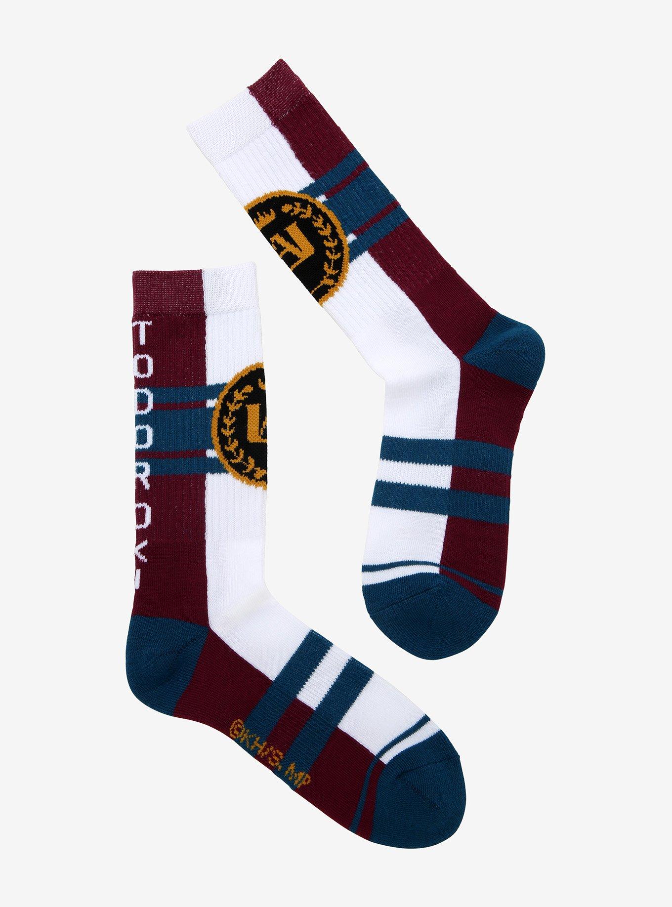 My Hero Academia Todoroki U.A. High Crew Socks, , hi-res