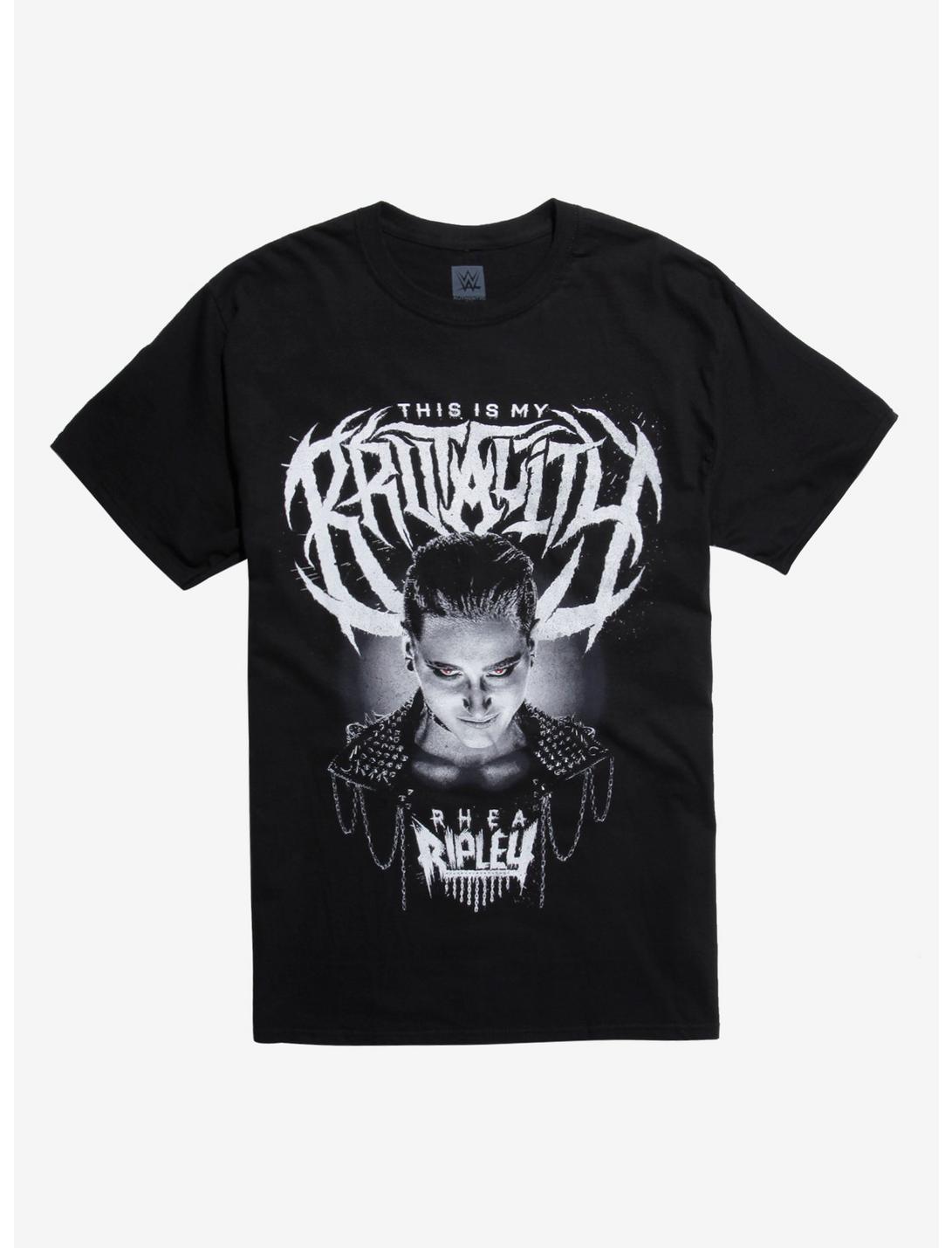 WWE RHEA RIPLEY This Is My Brutality OFFICIAL AUTHENTIC T-SHIRT 