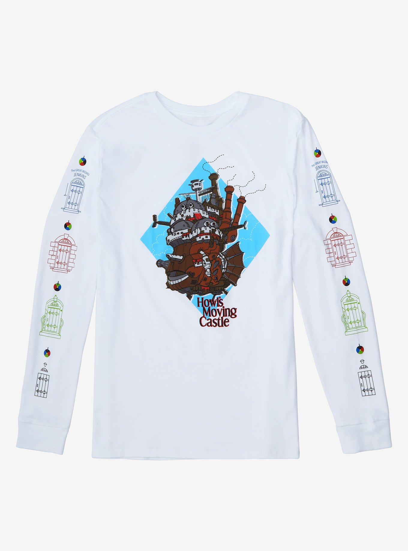 Our Universe Studio Ghibli Howl's Moving Castle Doors Long-Sleeve T-Shirt, MULTI, hi-res