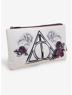 Loungefly Harry Potter Deathly Hallows Floral Makeup Bag, , hi-res
