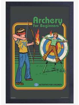 Archery For Beginners Framed Print By Steven Rhodes, , hi-res
