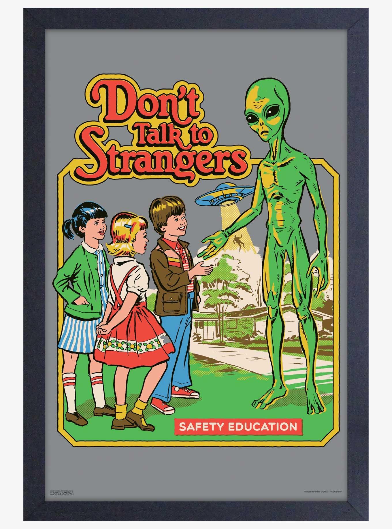 Don't Talk Framed Print By Steven Rhodes, , hi-res