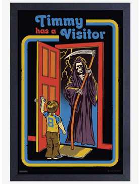 Has A Visitor Framed Poster By Steven Rhodes, , hi-res