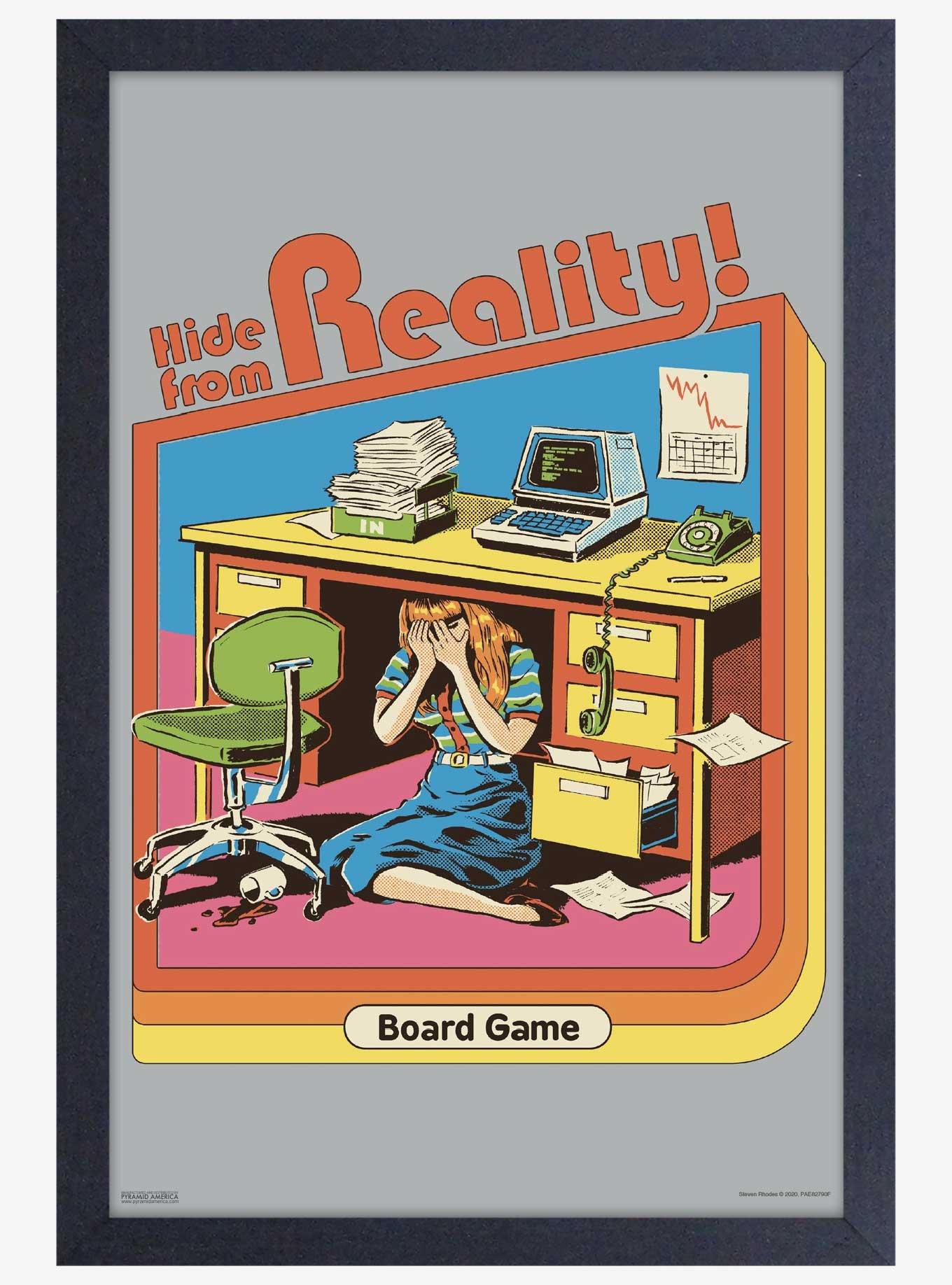 Hide From Reality Framed Print By Steven Rhodes, , hi-res