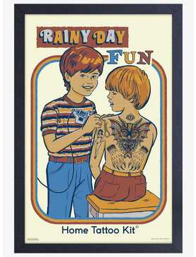 Rainy Day Fun Framed Print By Steven Rhodes, , hi-res