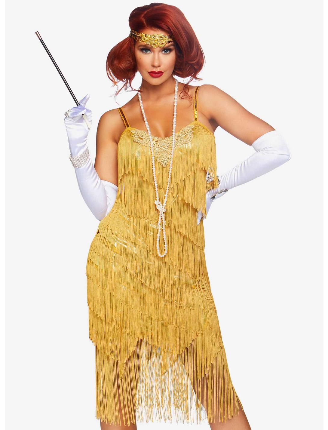 Dazzling Daisy Costume, GOLD, hi-res