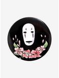 Studio Ghibli Spirited Away No-Face & Flowers 3 Inch Button, , hi-res
