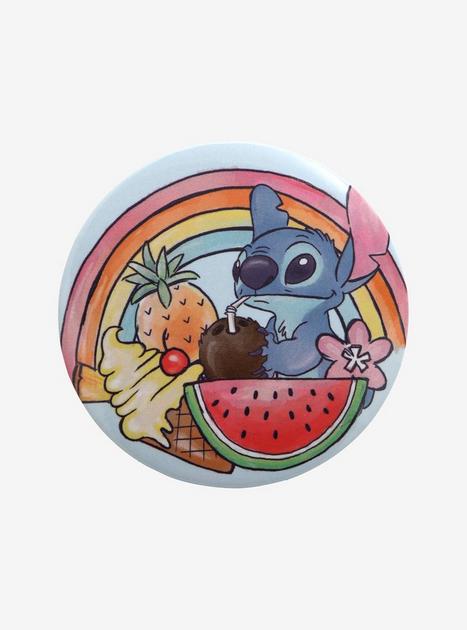 Disney Lilo & Stitch Fruits & Ice Cream 3 Inch Button | Hot Topic
