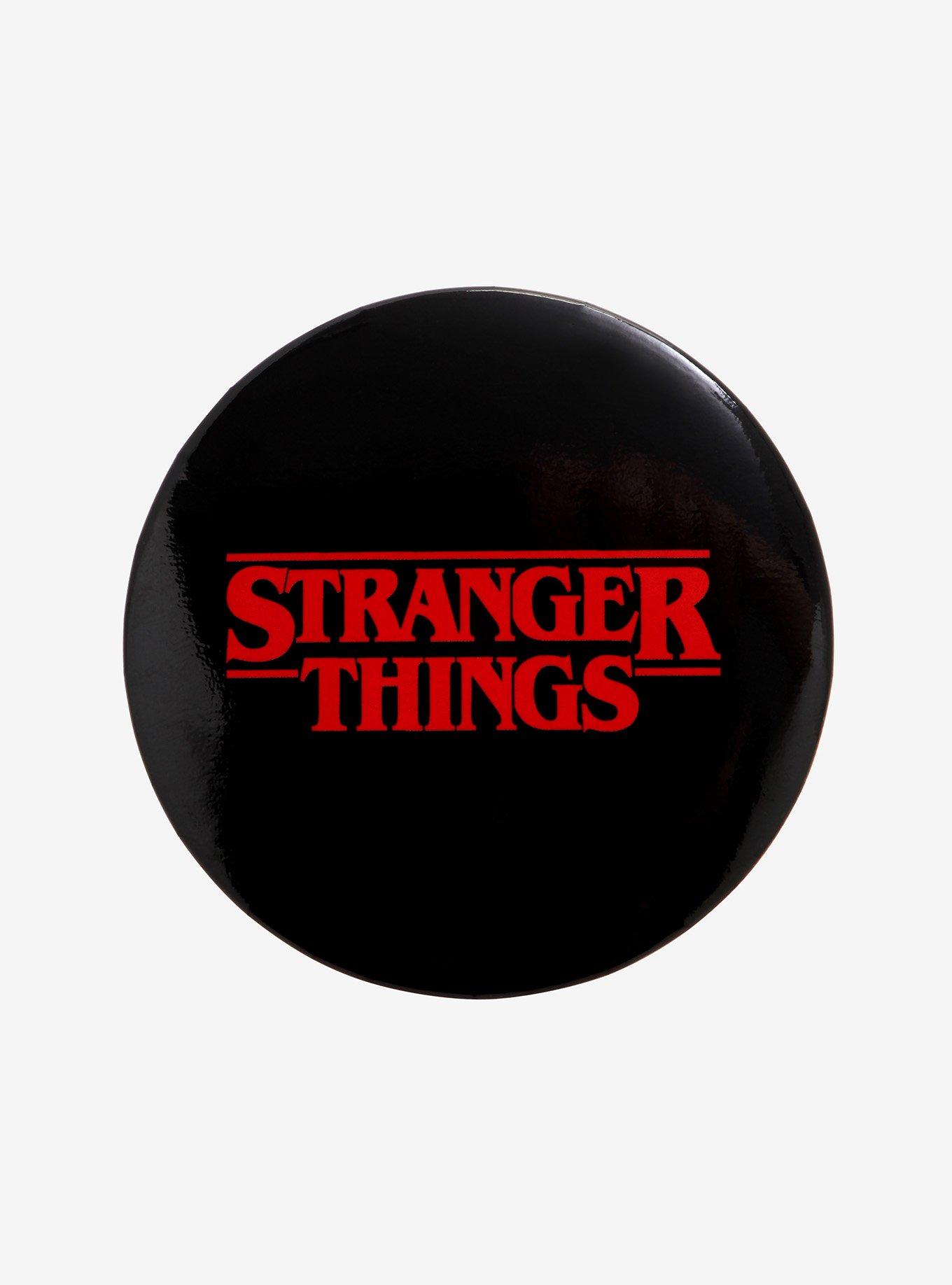 Stranger Things Logo 3 Inch Button, , hi-res