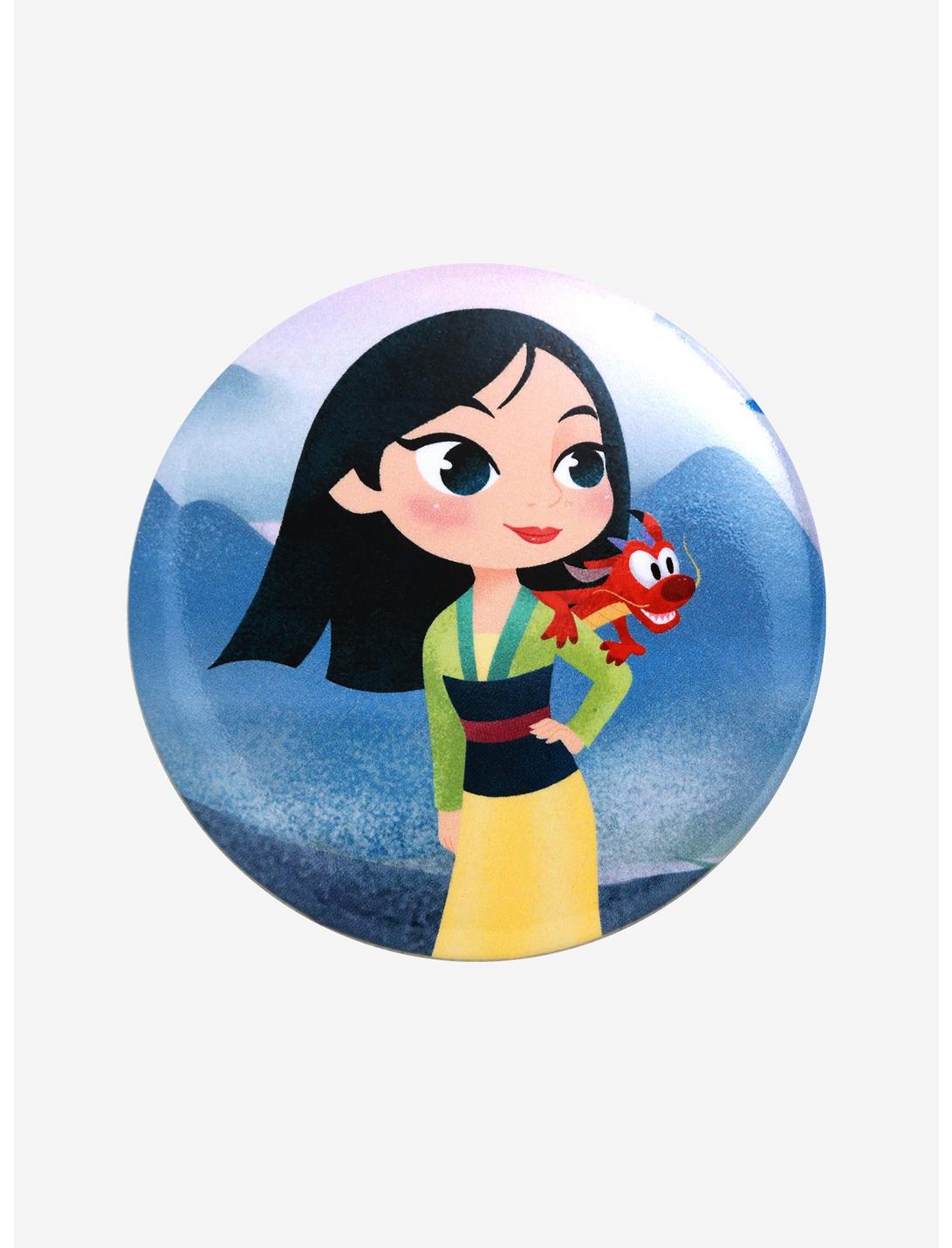 Disney Mulan Chibi 3 Inch Button, , hi-res