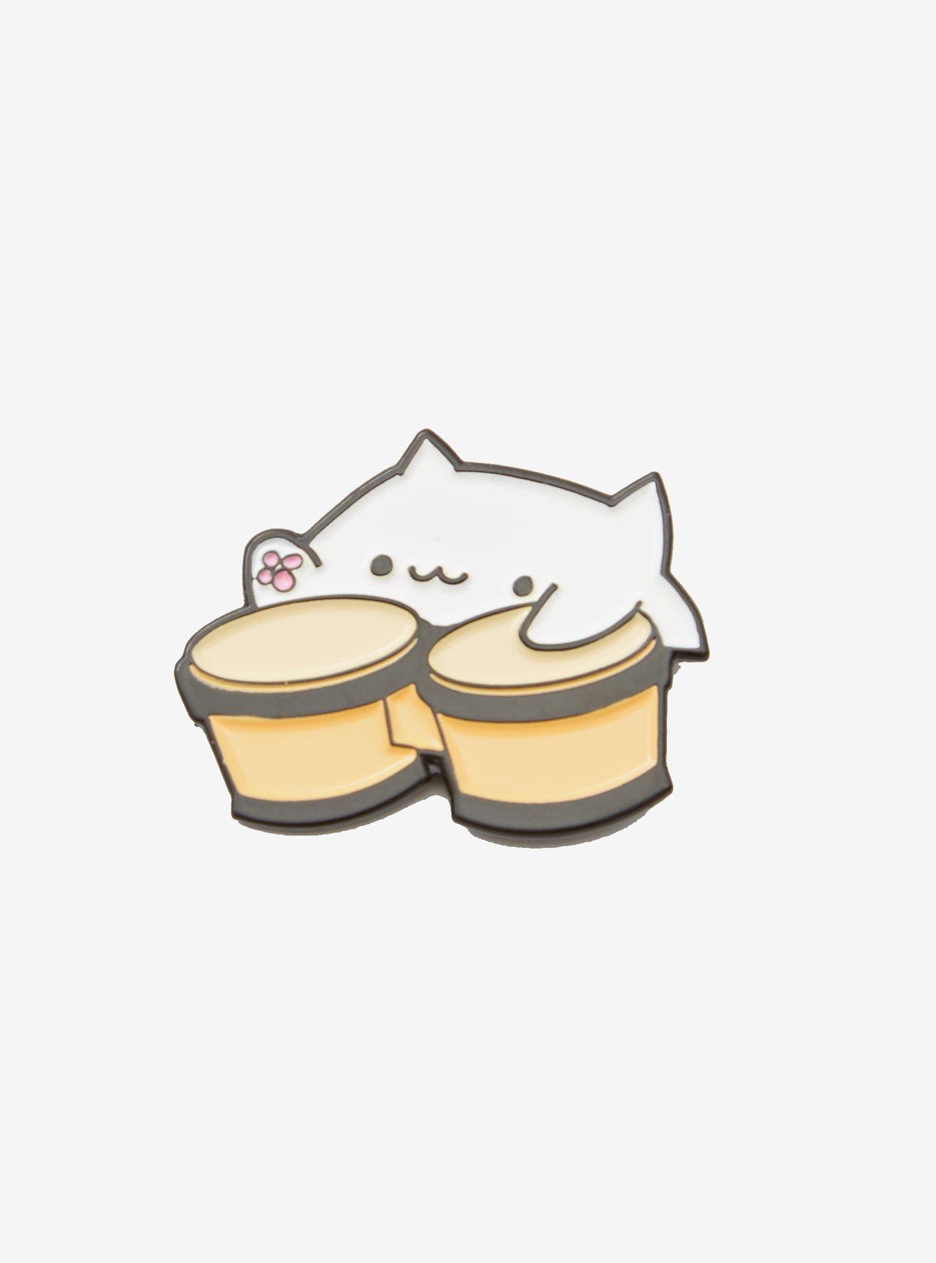 Bongo Cat Enamel Pin, , hi-res