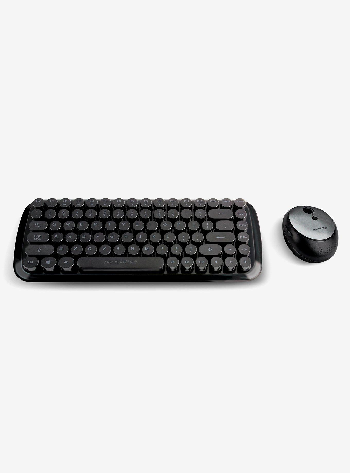 Packard Bell Black Keyboard & Mouse Wireless Combo, , hi-res