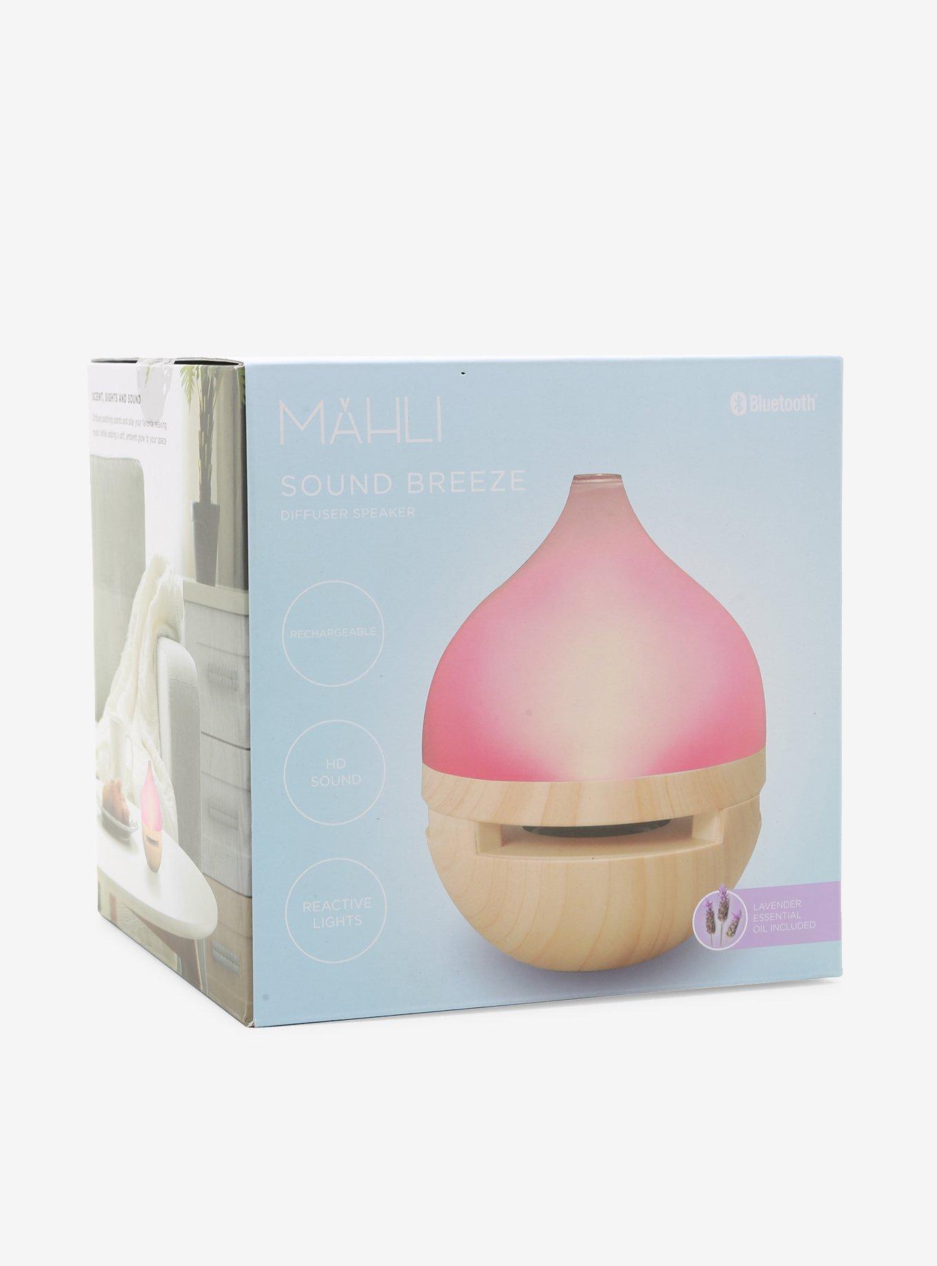 Sound Breeze Faux Wood Aroma Diffuser & Bluetooth Speaker, , hi-res