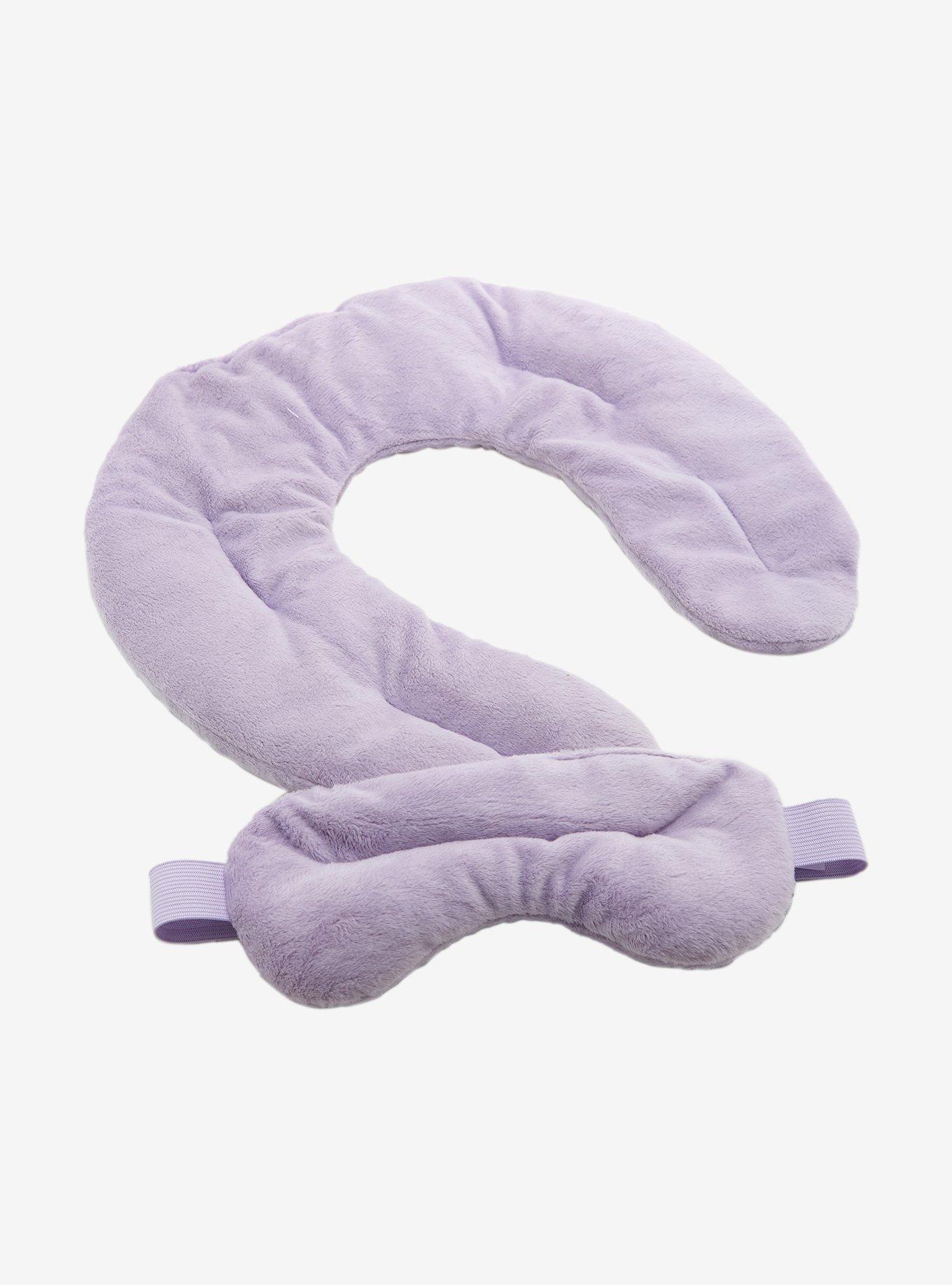 Lavender-Infused Weighted Neck Wrap & Eye Mask Set, , hi-res