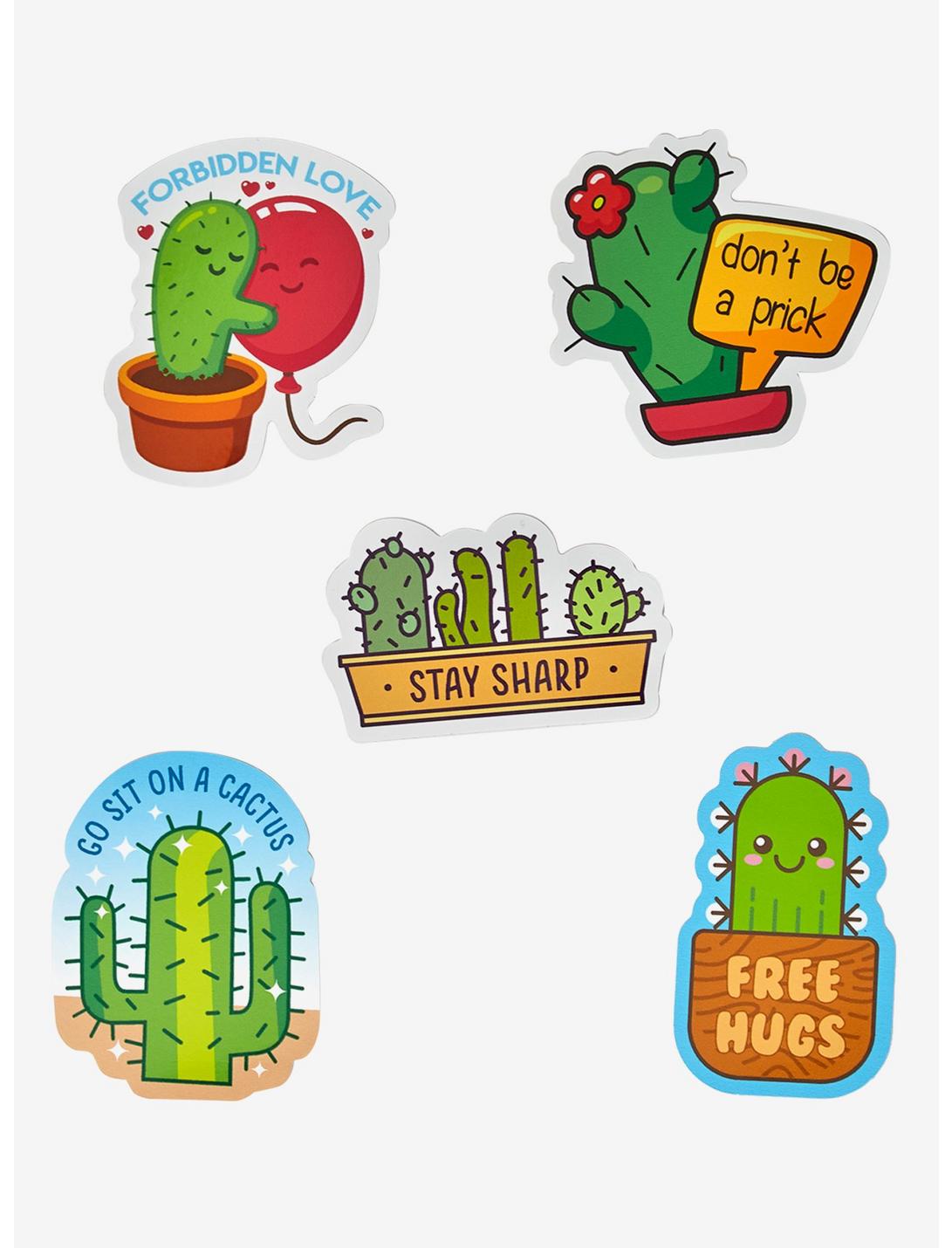 Cactus Vibes Sticker Set, , hi-res