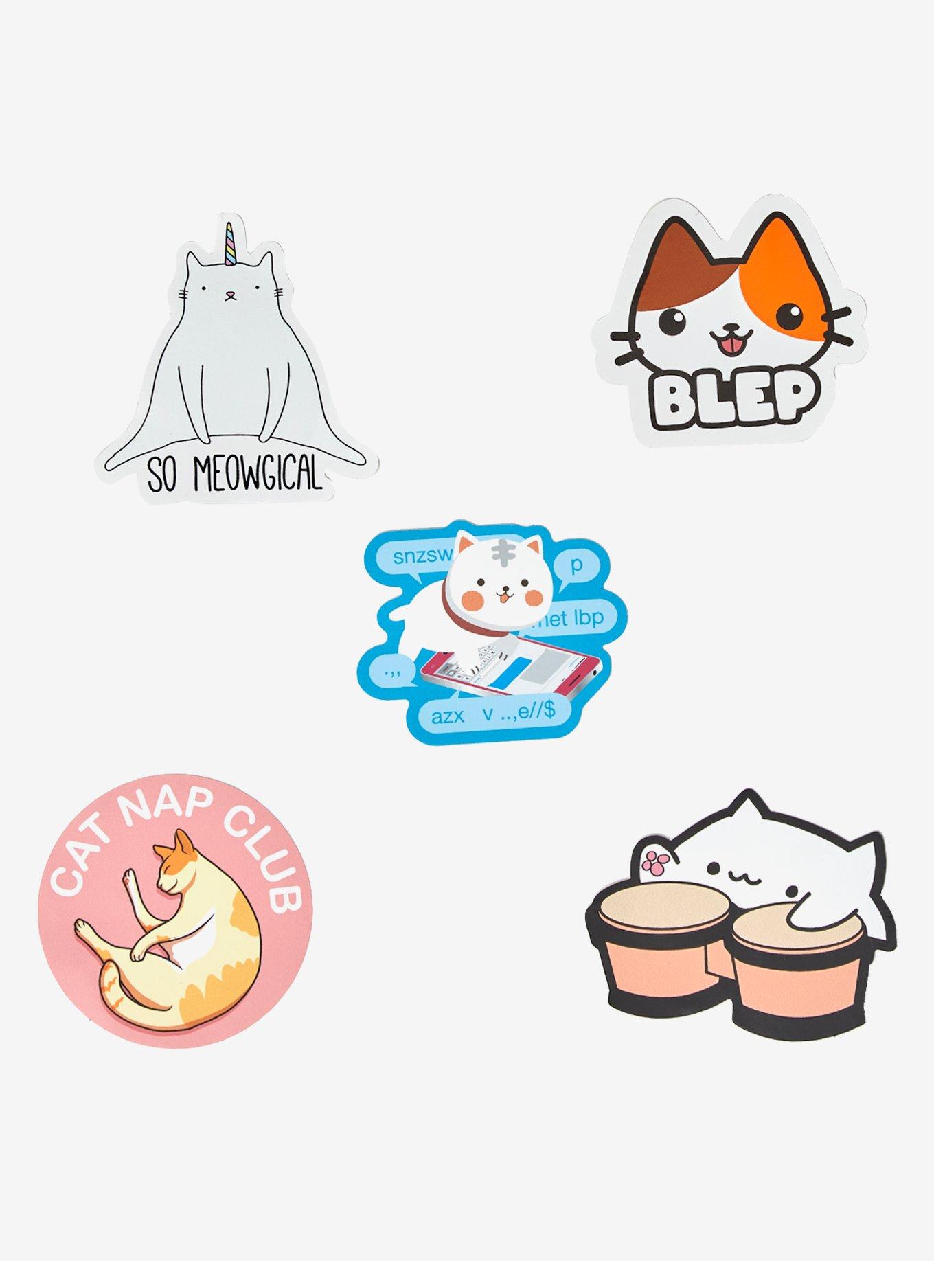 Cat Sticker Set, , hi-res