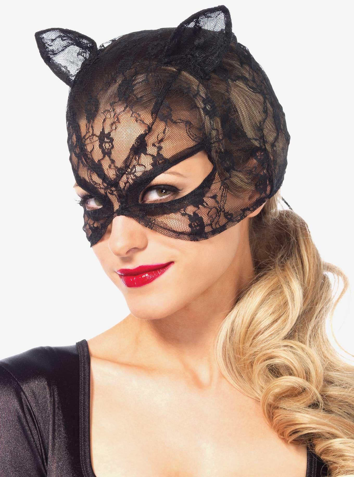 Lace Cat Mask, , hi-res