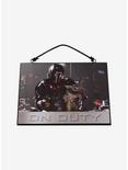 Star Wars The Mandalorian On & Off Duty Reversible Hanging Sign, , hi-res