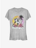 Marvel Avengers Tropical Beach Girls T-Shirt, ATH HTR, hi-res