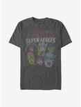 Marvel Avengers Grunge Heroes T-Shirt, CHAR HTR, hi-res